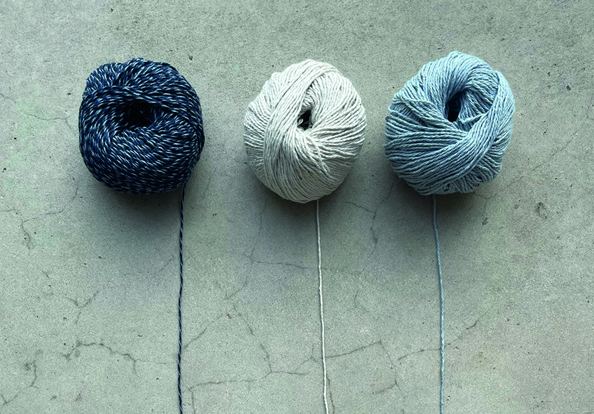 Sustainable Yarns Triptych Center